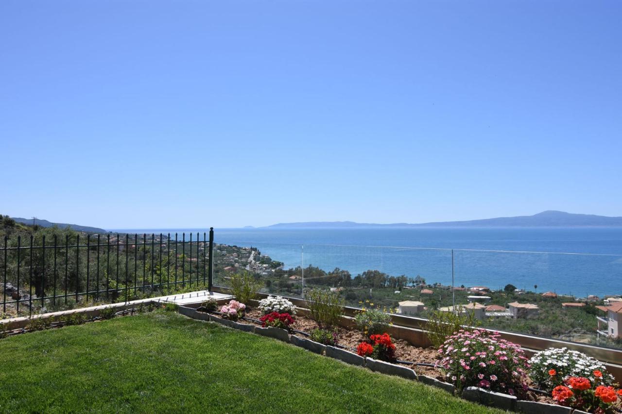 Villa Dafni - Infinite Sea Vistas With Private Pool Kalamata Exterior foto